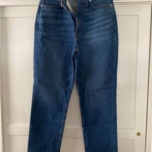Madewell Blue Straight Jeans Classic Denim